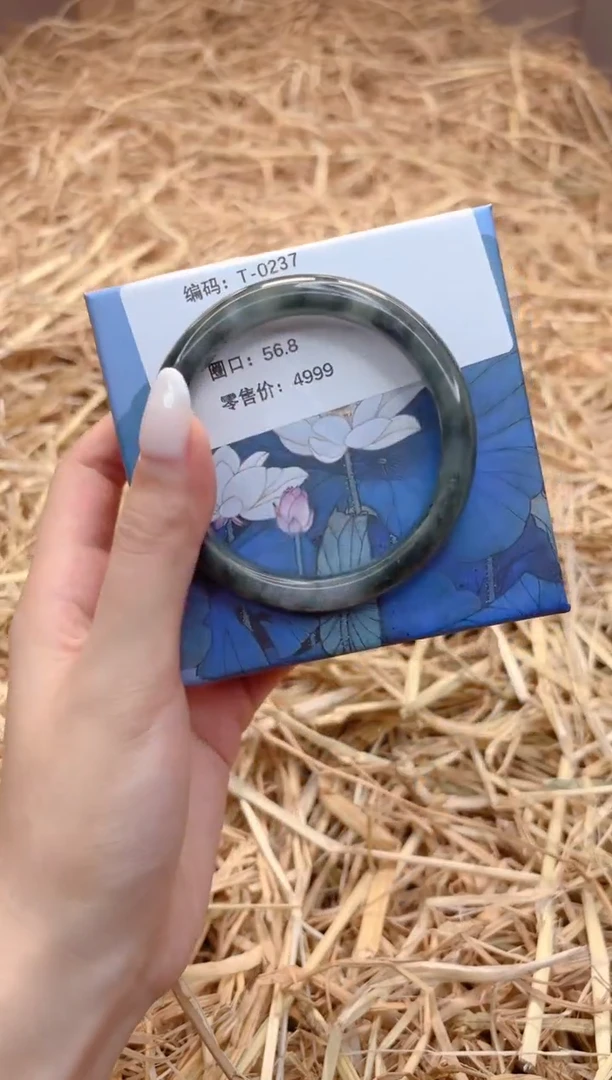 未镶嵌手镯石英质玉T0237-56.8