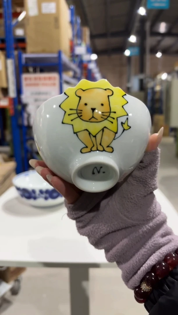 玻璃纸狮子饭碗狮子饭碗狮子饭碗