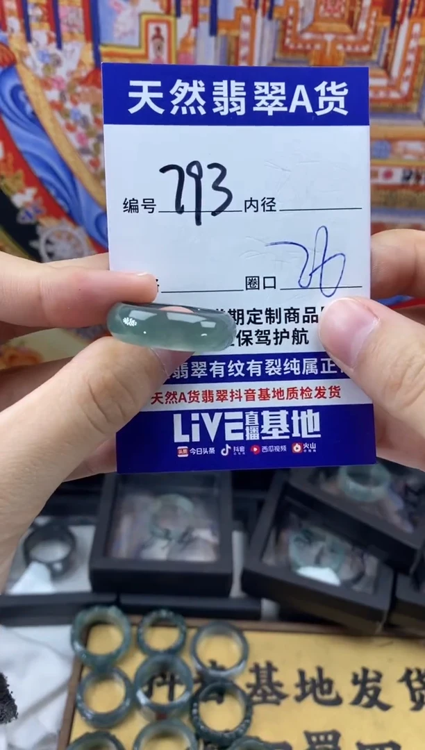 未镶嵌戒指翡翠793