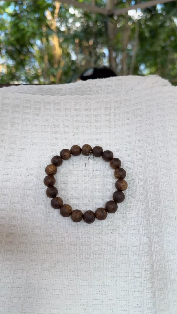 沉香手串沉香奇楠沉香手串10mm圆珠单圈9克多样性发一