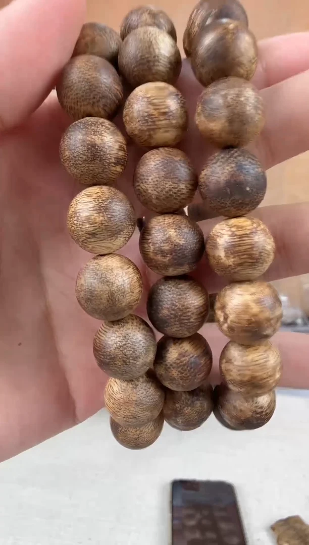 沉香沉香碎屑046沉香陆河圆珠单圈卡1.2多样性发其一