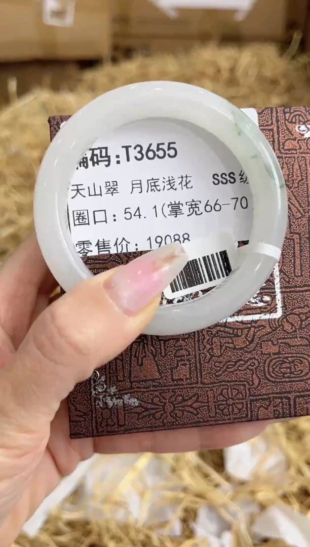 未镶嵌手镯石英质玉T3655