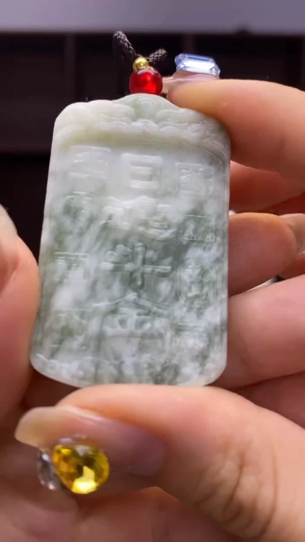 未镶嵌岫玉挂件