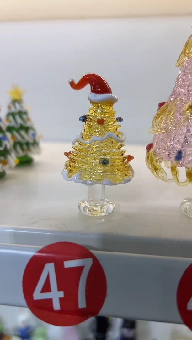 手工艺品琉璃沐*圣诞树