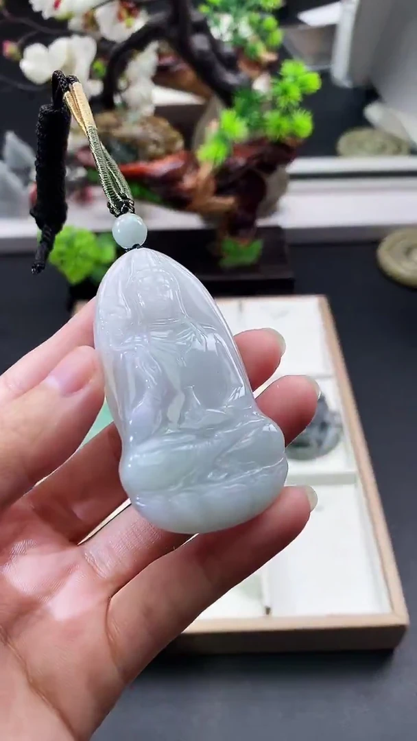 颈饰未镶嵌翡翠天然缅甸A货翡翠