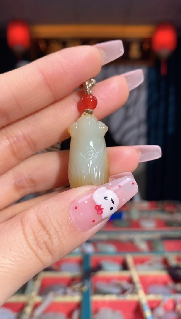 【闪购商品】和田玉颈饰未镶嵌蝉