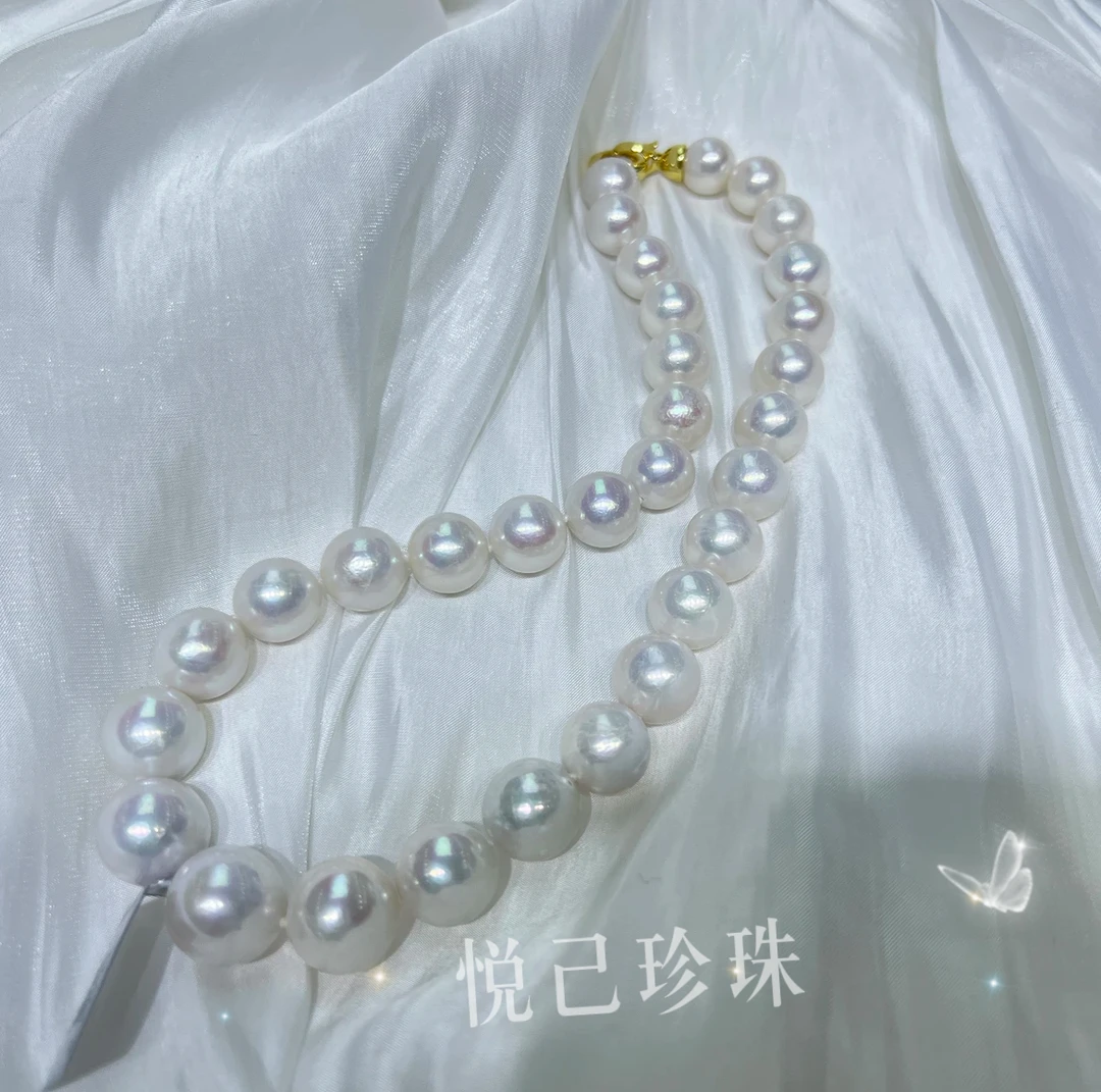 （孤品）淡水大龙珠珍珠项链11-14mm （悦己）E107