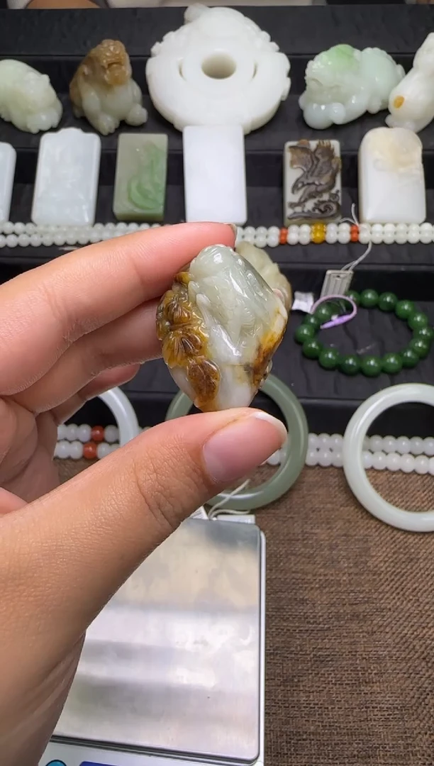 吊坠(不含链)未镶嵌和田玉吊坠