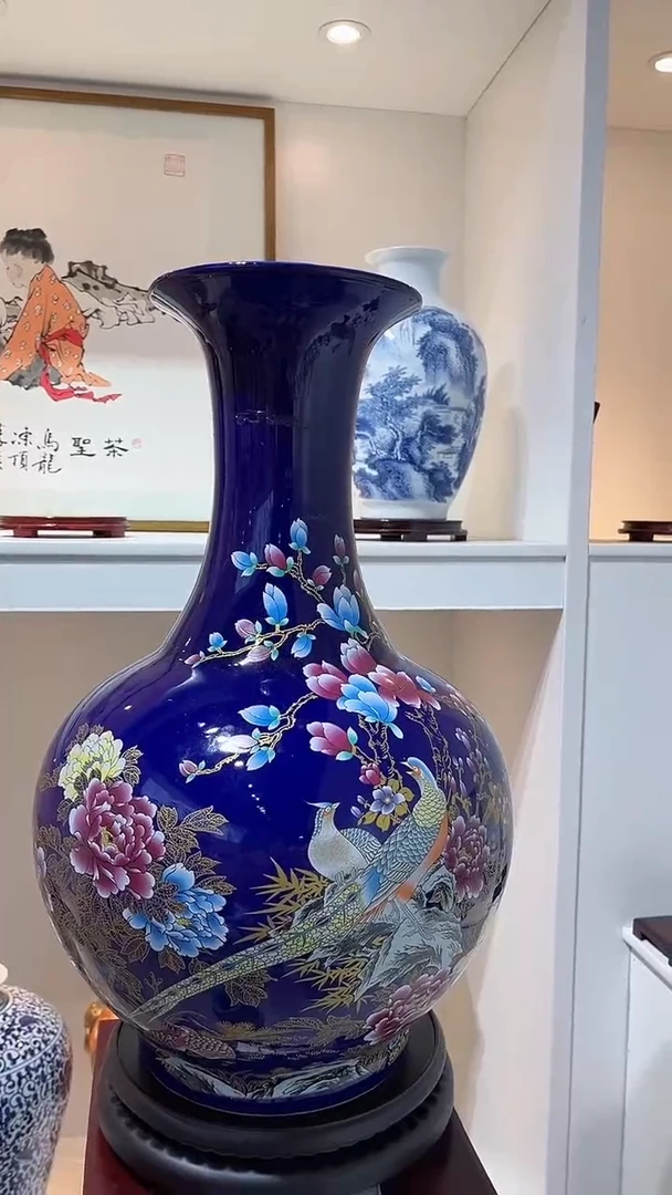 摆件景泰蓝大号花瓶
