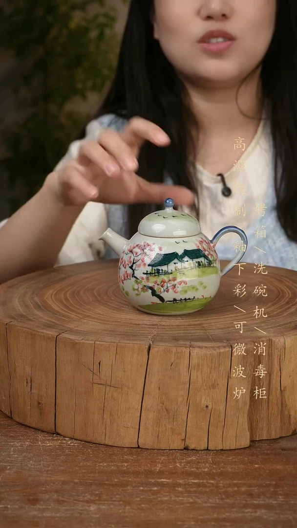 碗瓷景德镇手工手绘高温瓷釉下彩