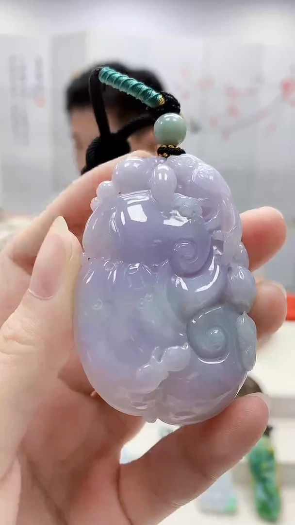 未镶嵌定制翡翠4917ry-毛货挂件12
