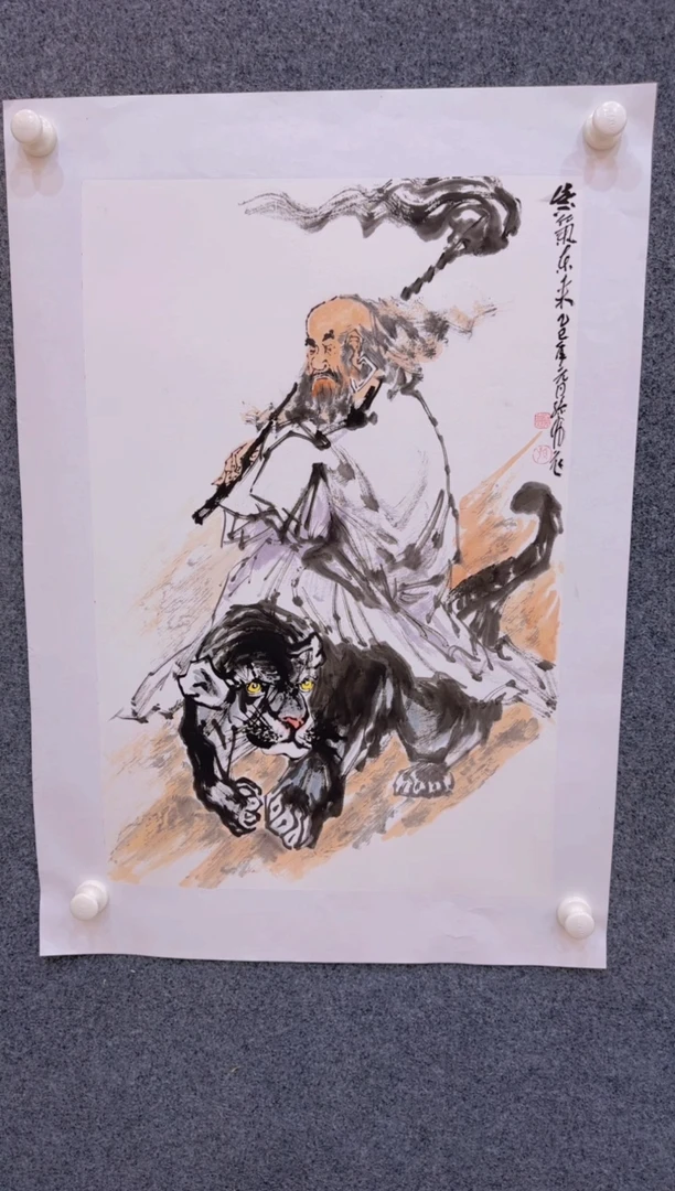 【闪购商品】国画2.25-孙布衣-四尺三开人物-81