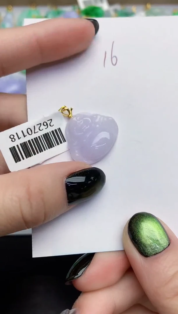 【闪购商品】翡翠颈饰18K金镶嵌00000000000