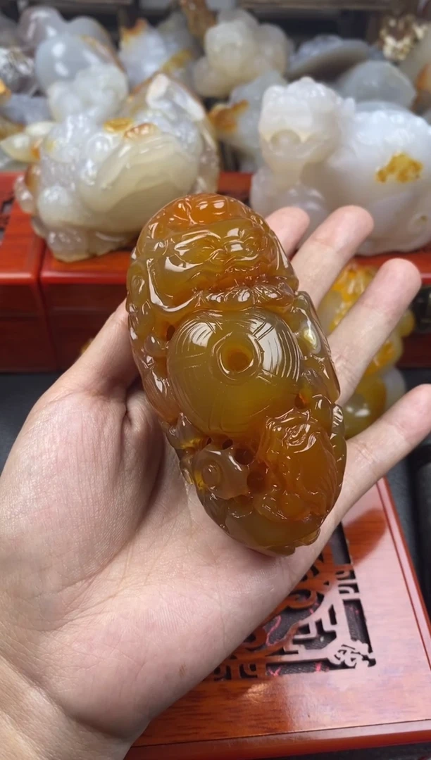 玛瑙/玉髓手把未镶嵌s***詹00