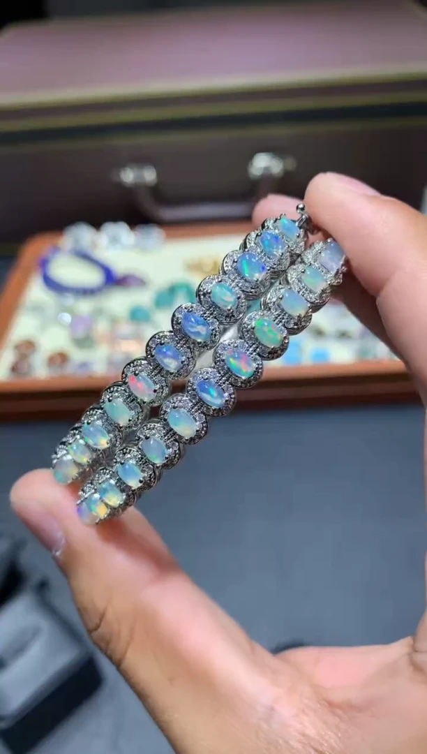 欧泊未镶嵌手链R46【多样性发其一】