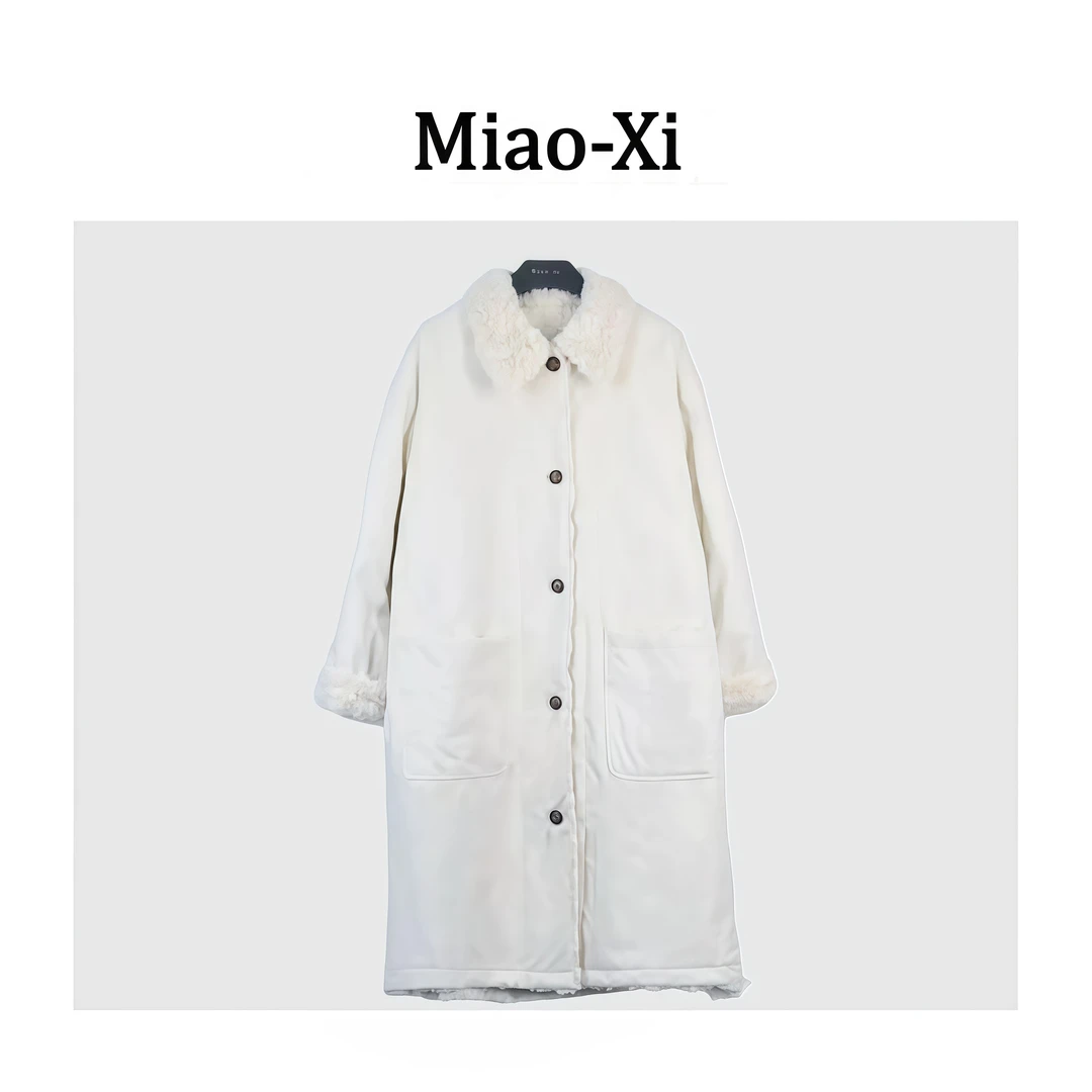 妙兮·LL冬季新款时尚慵懒风百搭宽松休闲气质毛毛外套*20253070