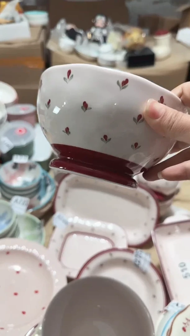 【6寸★4个】黑点针眼属正常陶瓷都有介意慎拍微瑕破损包赔