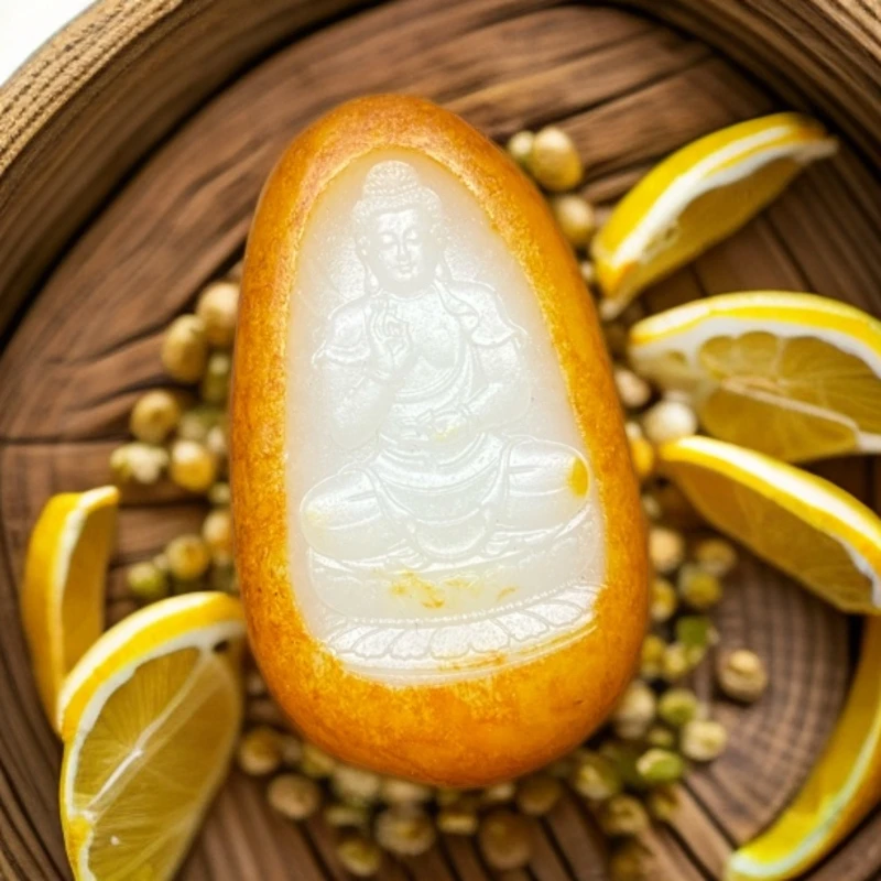 和田玉阿弥陀佛挂件 吊坠 猪狗生肖