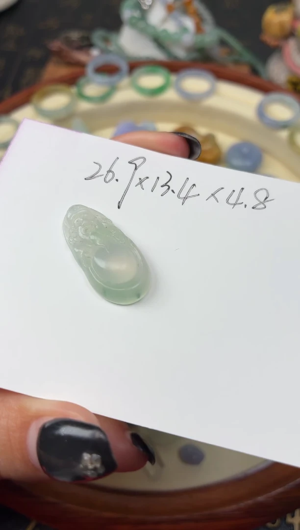 未镶嵌定制翡翠冰财哥