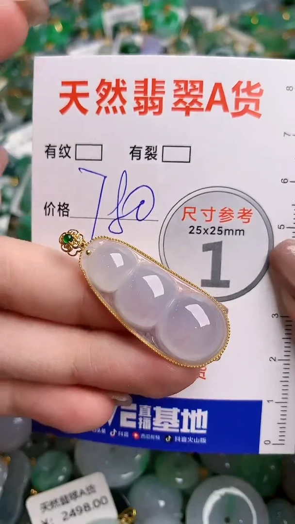 翡翠18K金镶嵌颈饰0633255094