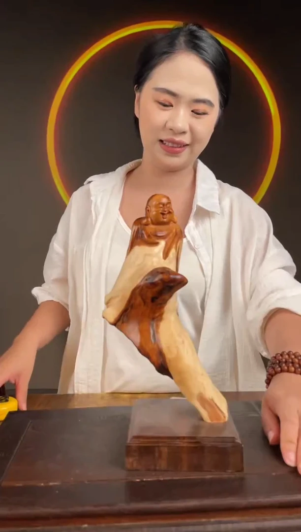 柏木（崖柏）手工摆件,先抢先得! 编号:155