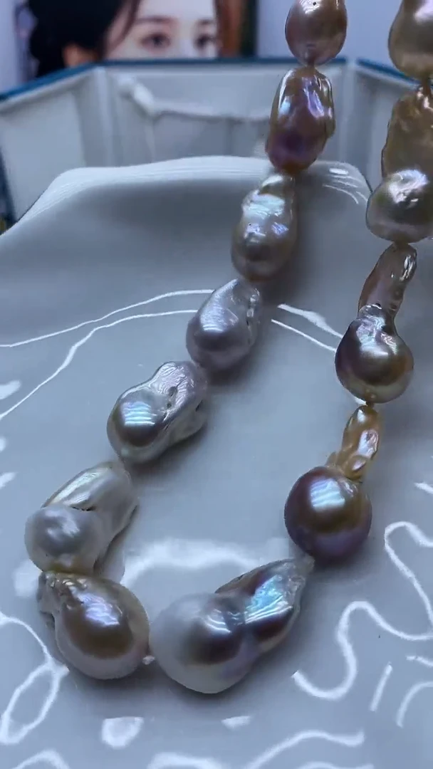 项链未镶嵌淡水珍珠巴洛克项链