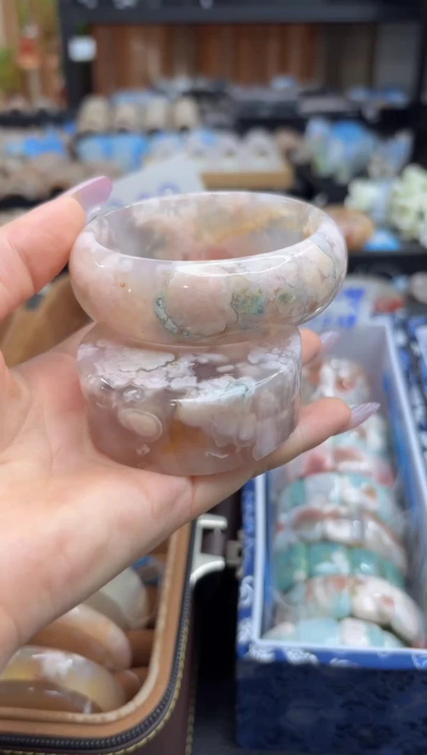 未镶嵌手镯石英质玉A504(59圈赠送镯心)