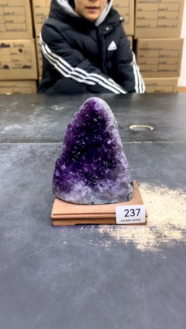 【闪购商品】水晶摆件未镶嵌天然紫水晶摆件237