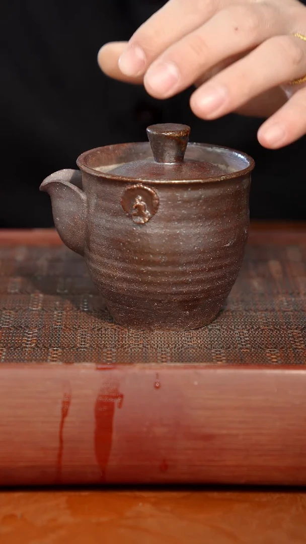 陶瓷奢瓷/瑞寅柴烧茶器（宝瓶）944