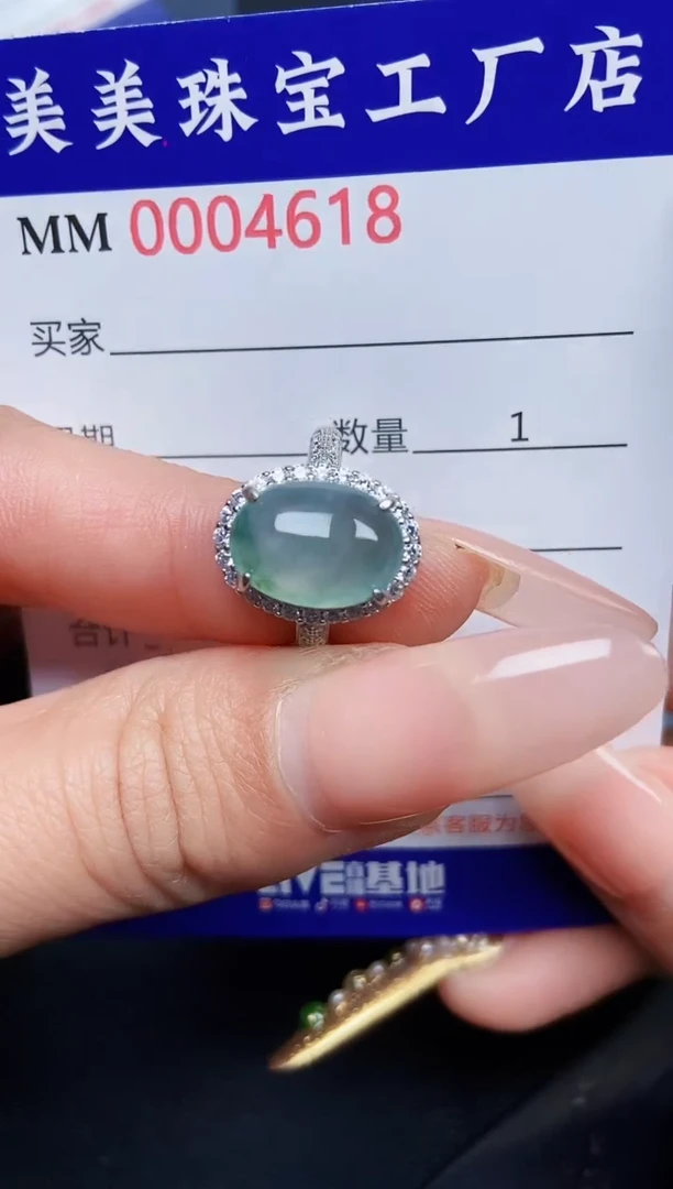 【闪购商品】翡翠颈饰银S925镶嵌4618