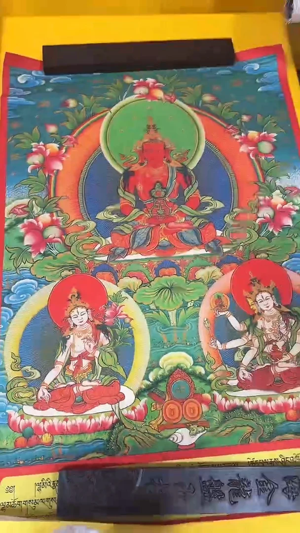 卷轴画绘画类唐卡  16016