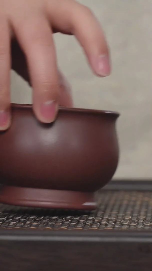 【闪购商品】紫砂茶杯非遗茶器-底槽清将军杯
