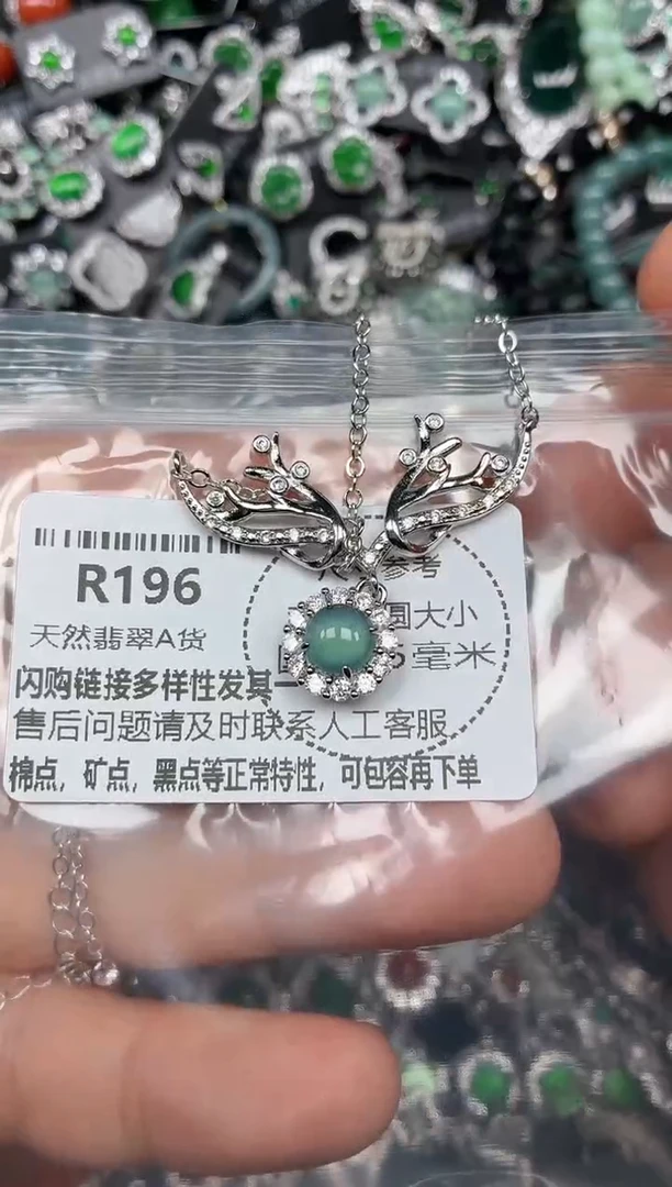 颈饰未镶嵌翡翠R196项链