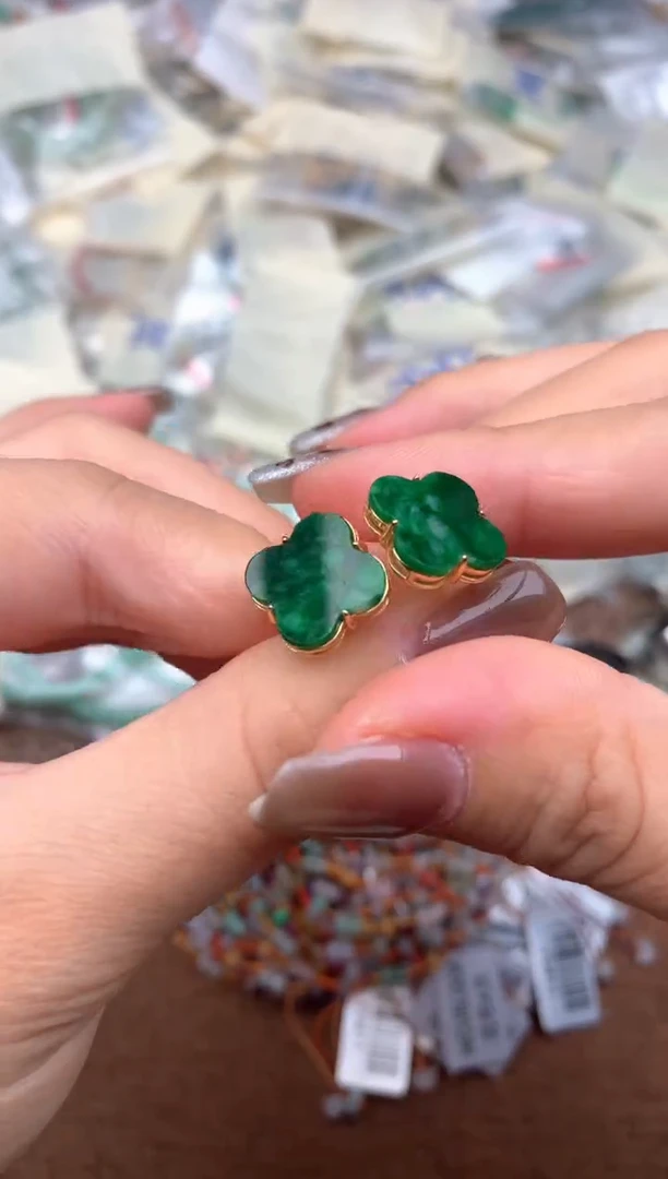 银S925镶嵌挂件翡翠—