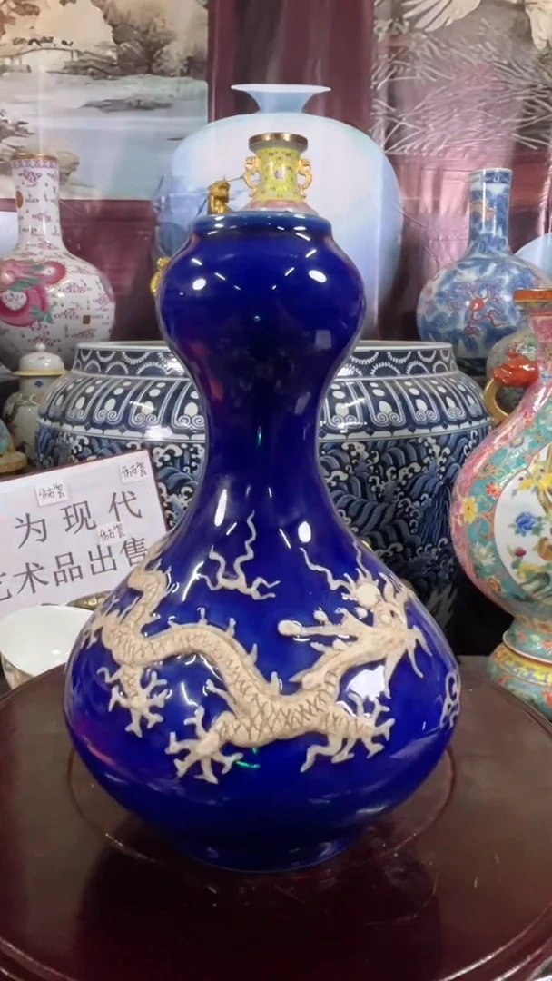 摆件现代陶瓷摆O