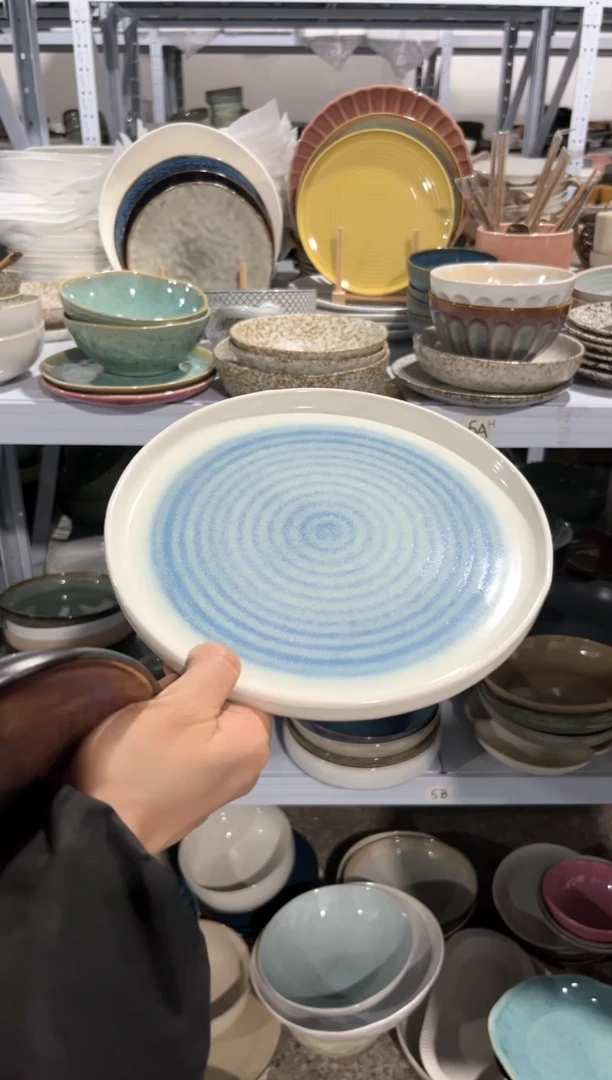 【闪购商品】瓷片外贸尾货瑕疵满20包邮X B6A小盘