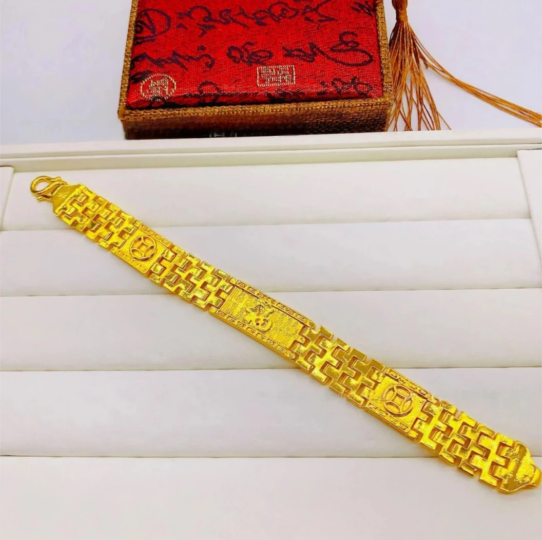 2SL112 铂亚思 精工福字大手链