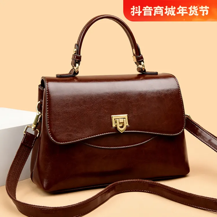 品牌专柜包轻奢女包手提包女款包包单肩斜挎包大容量女士皮包气质