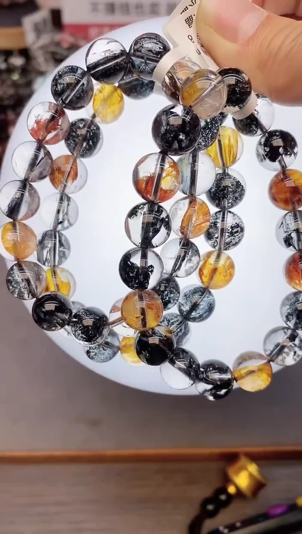 【闪购商品】水晶手串未镶嵌A29 彩闪灵 11mm 多样性发其一