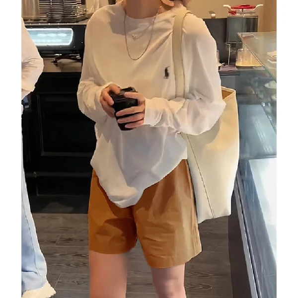 早秋慵懒风宽松薄款新款显瘦百搭长袖上衣休闲韩版外穿气质T恤