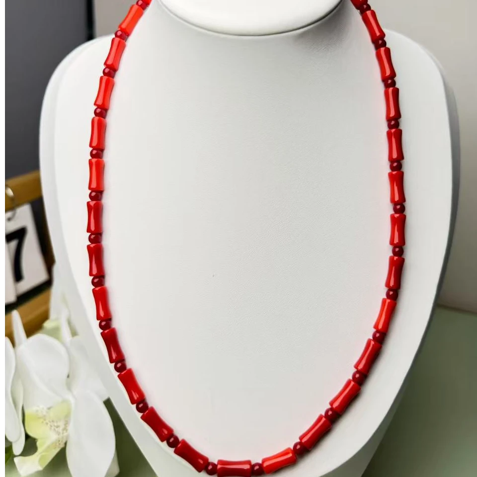 天然红色高端项链(多样性发其一）a081