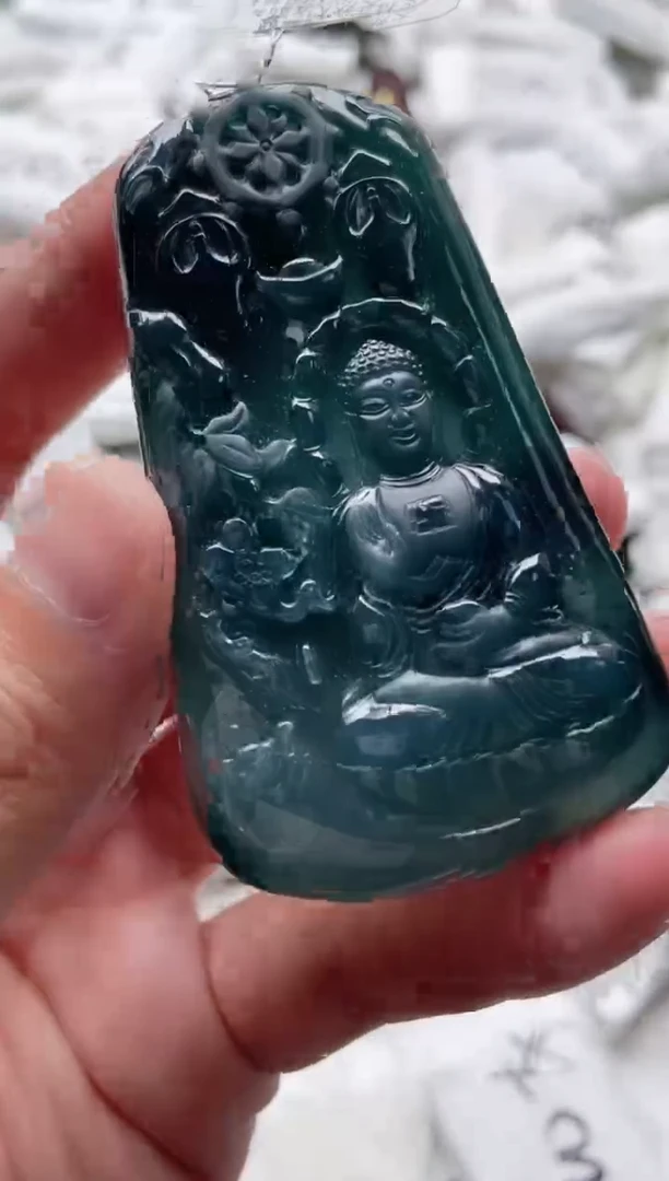 翡翠未镶嵌颈饰8888888888888