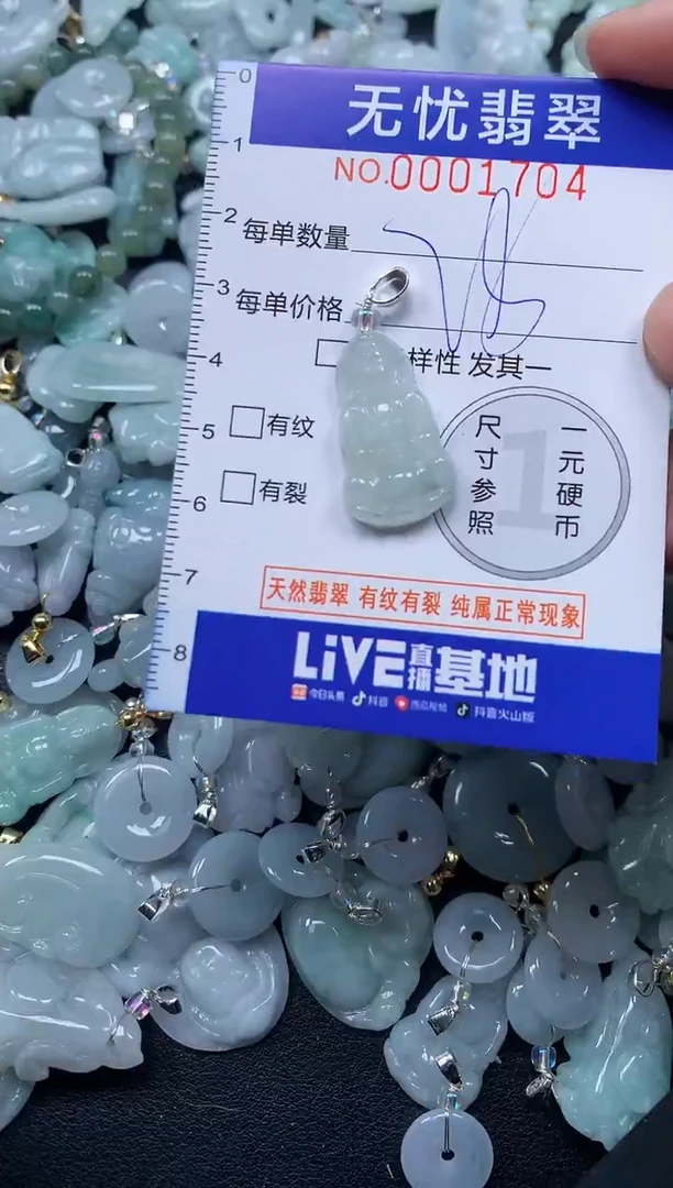 颈饰未镶嵌翡翠1704