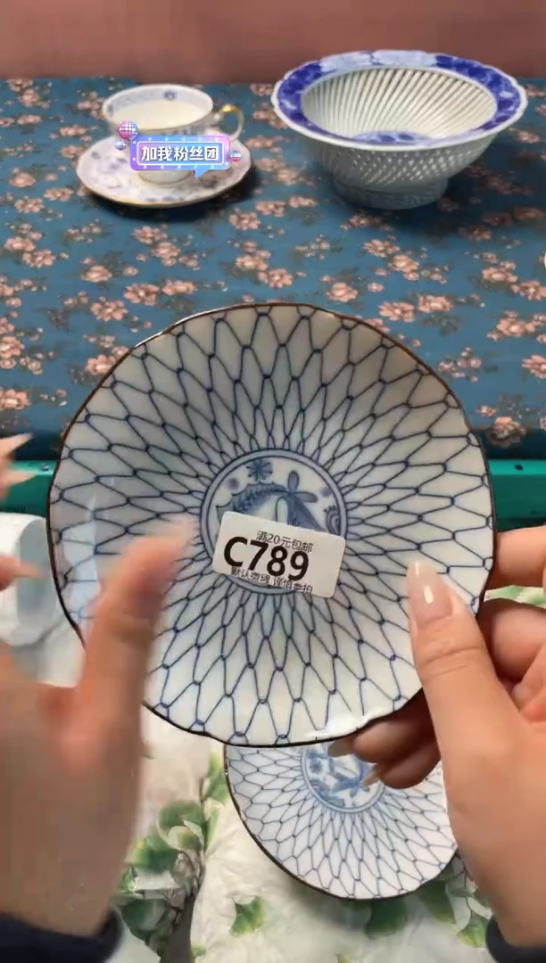 瓷片四**然瓷器瓷器C789