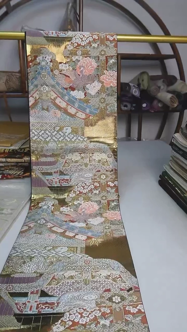 【闪购商品】织绣32西阵织六通花卉