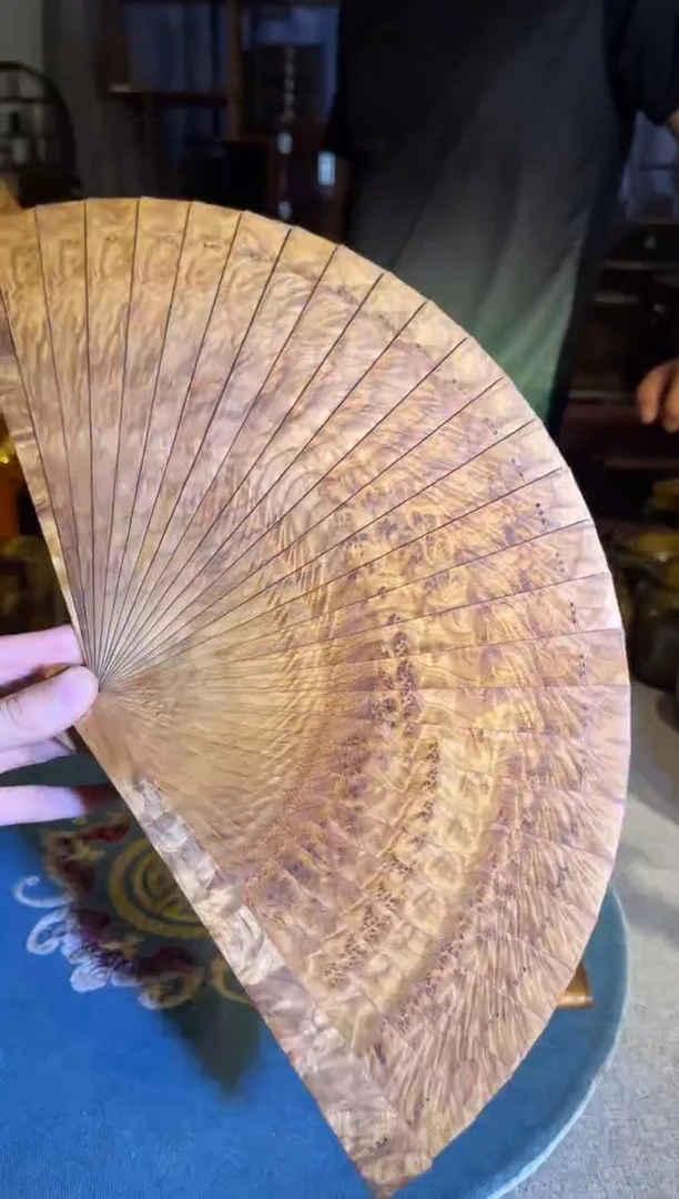 乌木类成套家具金丝楠扇子    s3