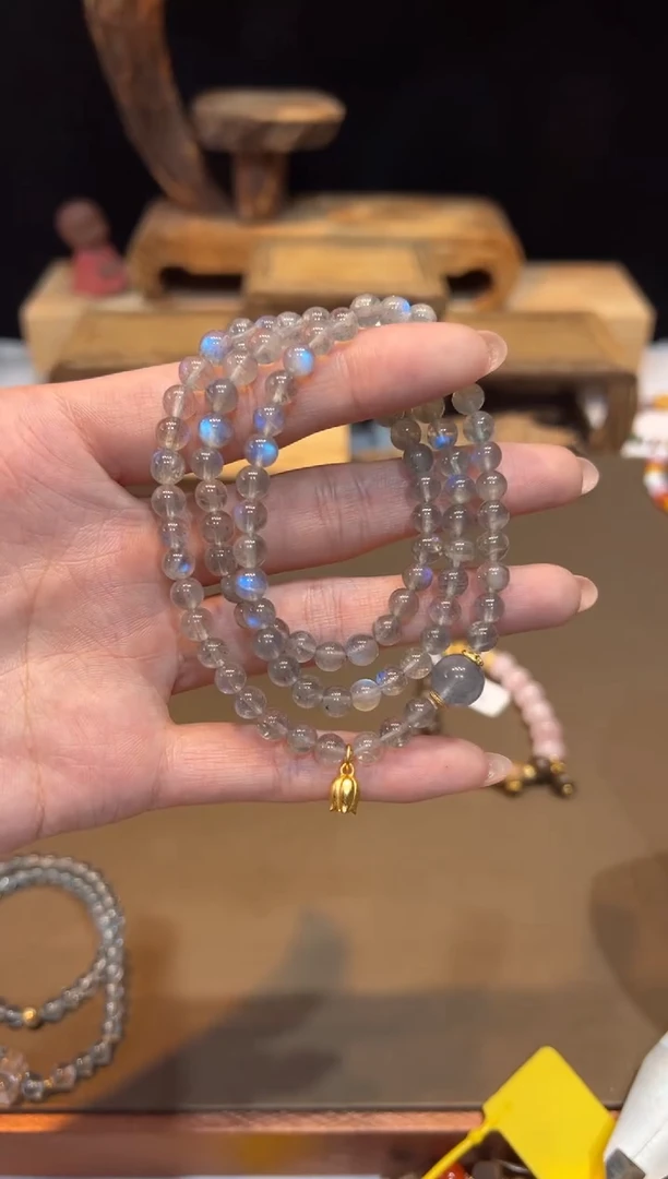 未镶嵌手链长石手饰@@D3235