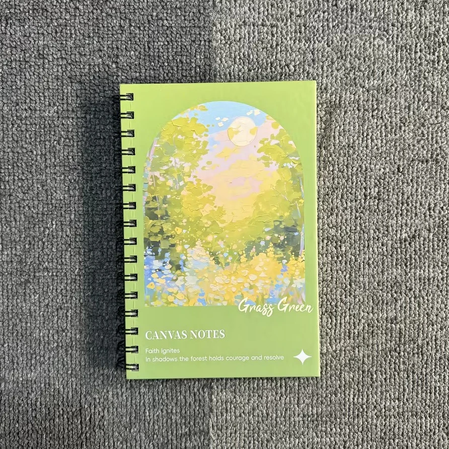 A5油画线圈本横线内页线圈本