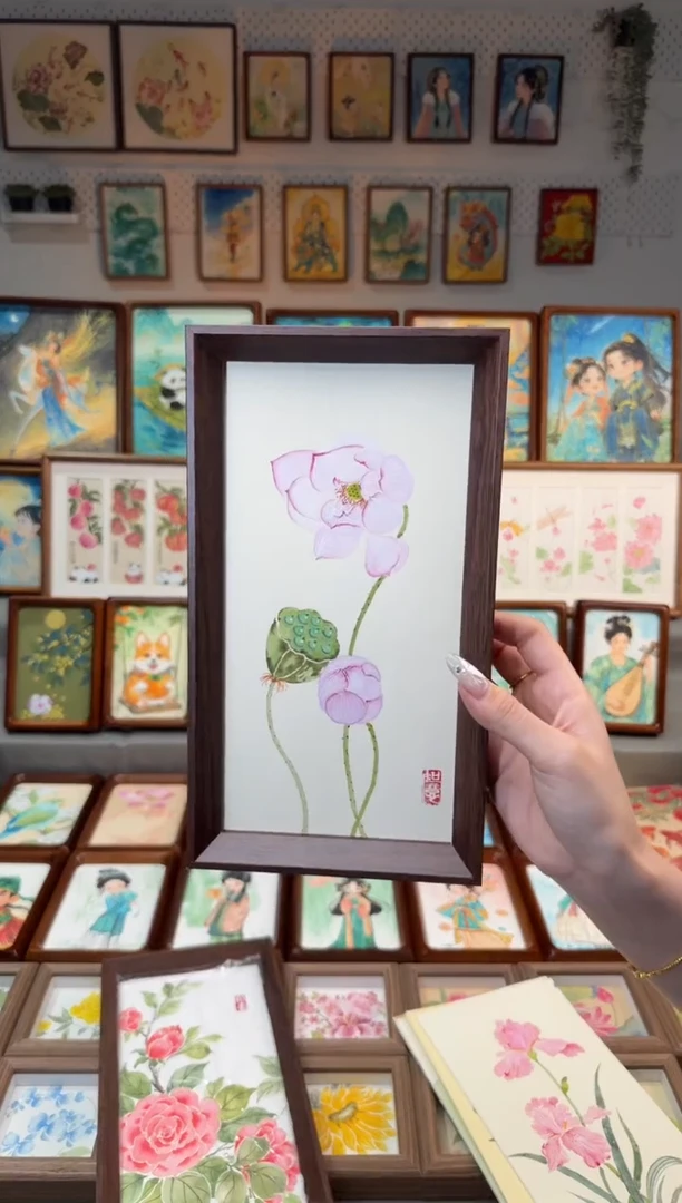 国画雅荷 手绘国画27