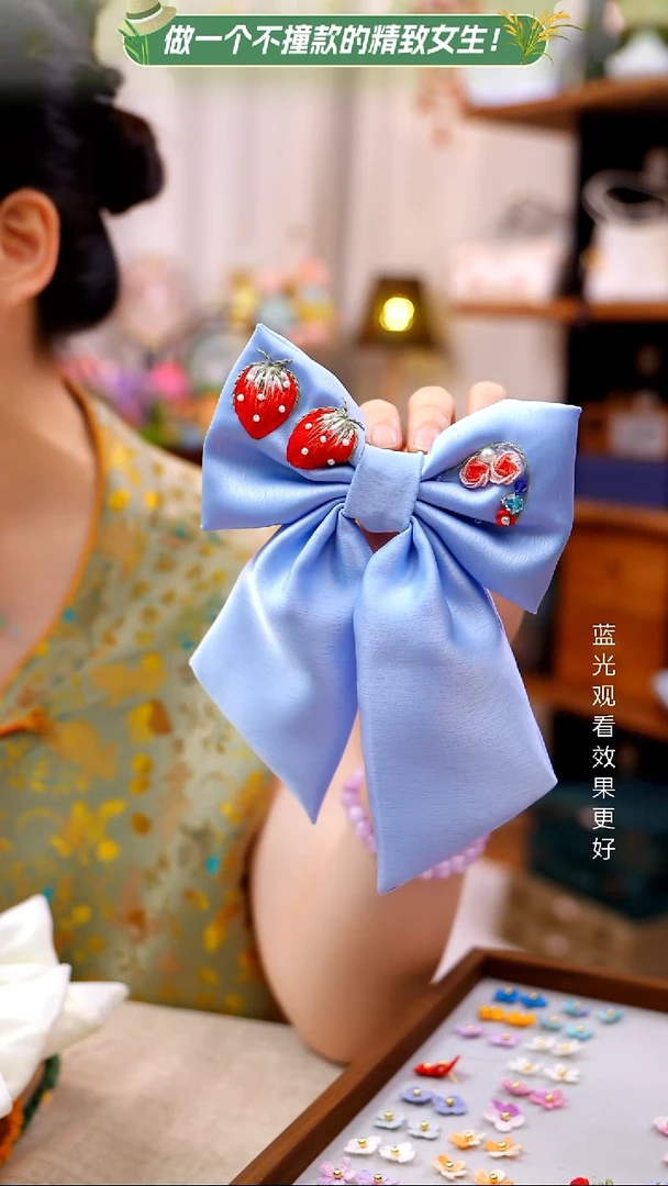 织绣【大飘带】纯手工非遗刺绣/